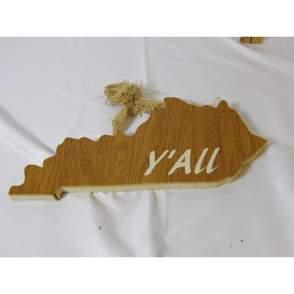 Kentucky state‎ wood cutout